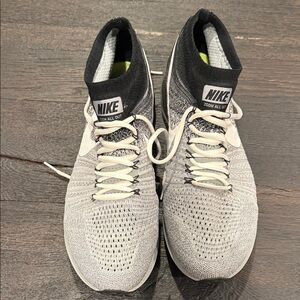 Nike Zoom All Out Flyknit Black and Gray Sneakers
